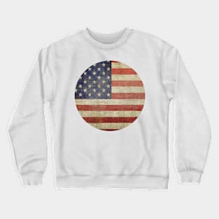 Old USA Flag Crewneck Sweatshirt